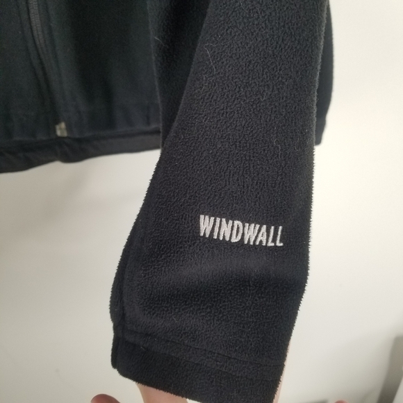 The North Face Windwall 1 Black Fleece Full Zip Jacket Size M - Picture 12 of 14